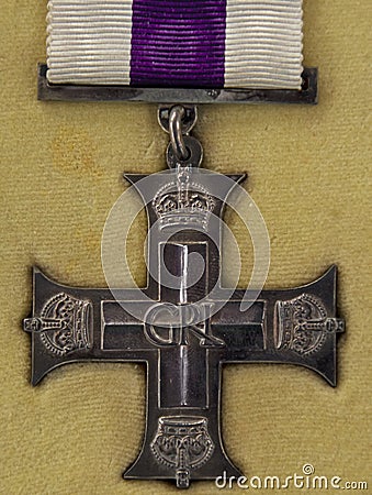 Military Cross from World War Two Stock Photo