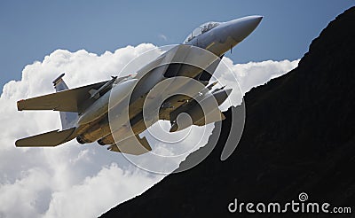 Military F15 jet Stock Photo