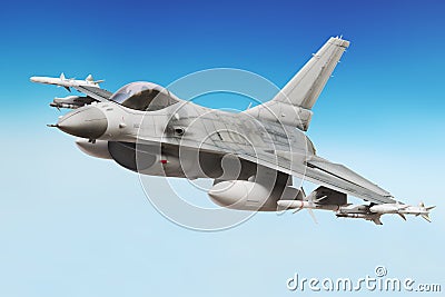 Military fighter jet close up Stock Photo