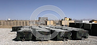 Military generators II Stock Photo