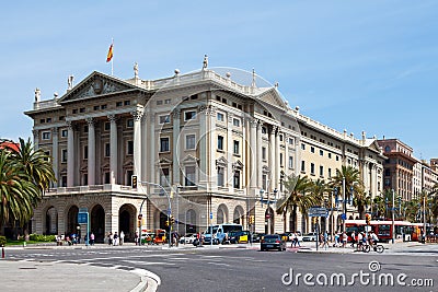 Military Government of Barcelona Editorial Stock Photo