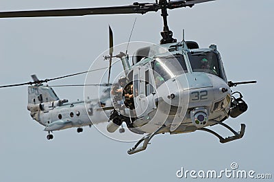 Marines Helicopter USA Editorial Stock Photo