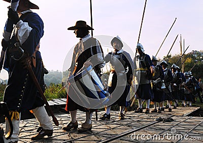 Military historical festival Editorial Stock Photo