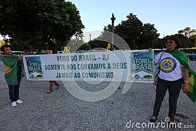 Military intervention in Rio de Janeiro, Brazil Editorial Stock Photo