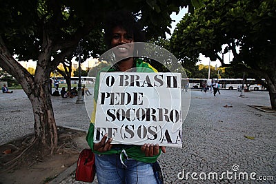 Military intervention in Rio de Janeiro, Brazil Editorial Stock Photo