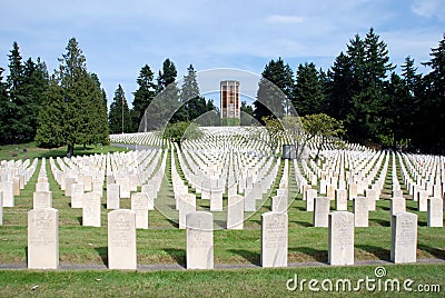 Military memorial Stock Photo