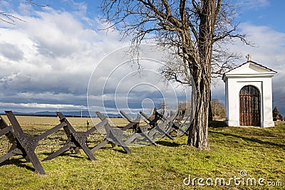Military museum, bunker, Roudnice nad Labem, Czech republic Editorial Stock Photo