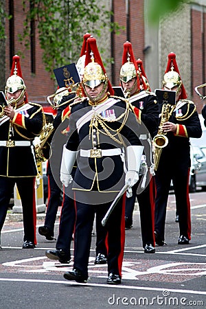 Military Musicians Editorial Stock Photo