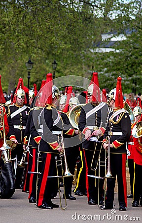 Military Musicians Editorial Stock Photo