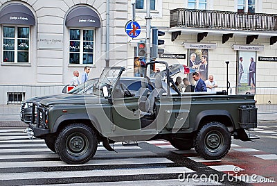 Military parade in Warsaw Editorial Stock Photo