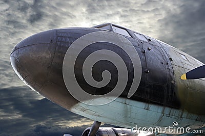 Military plane Stock Photo