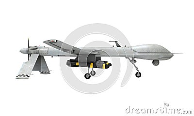 Military Predator Drone Stock Photo