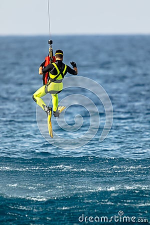 Military rescue diver Editorial Stock Photo