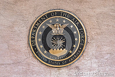 Military seal air force Editorial Stock Photo