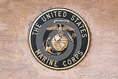 Military seal marine corps Editorial Stock Photo