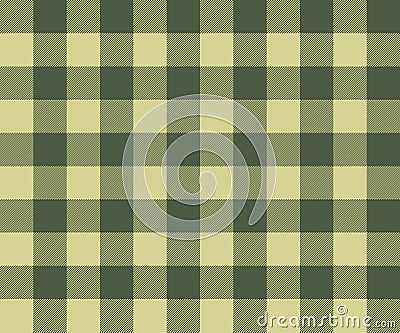 Military style lumberjack plaid pattern. Camouflage color option Vector Illustration