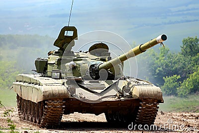 Military tank Stock Photo