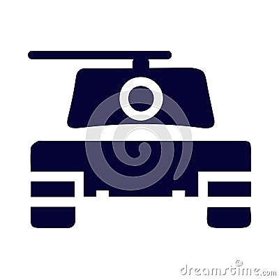 Military Tank, tank, Vehicle Force, Battle tank, Armed Machine Weapon Icon Vector Illustration