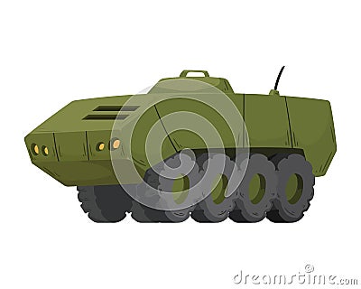 military tank vehicle Vector Illustration