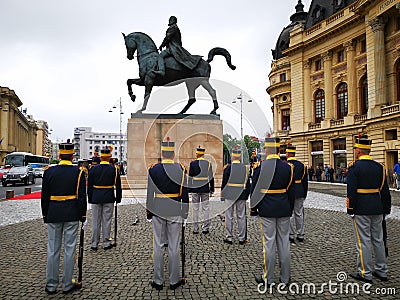 Military of the 30th Guard Regiment Michael the Brave Editorial Stock Photo