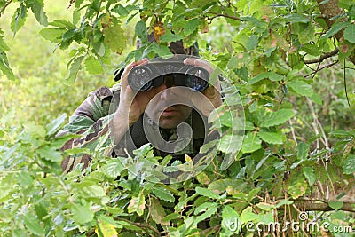 Military training combat Stock Photo