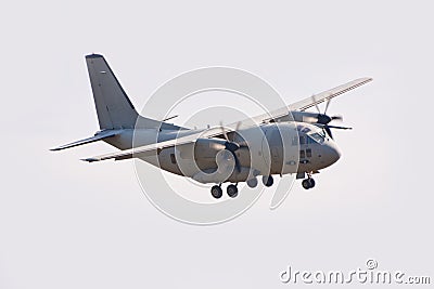 Military transport aircraft Stock Photo