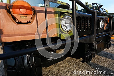 Military truck Stock Photo