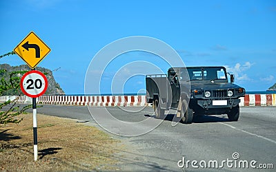 Military vehicles Stock Photo