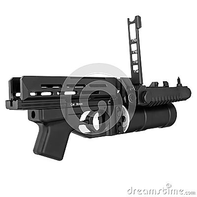 Military weapon, sight Stock Photo