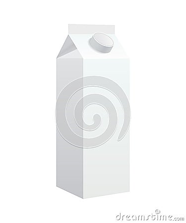 Milk box Vector Illustration