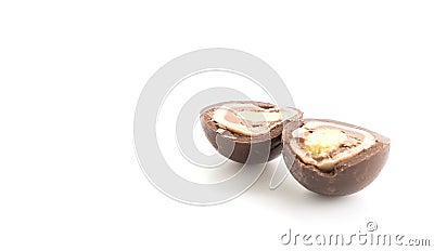 milk chocolate ball Stock Photo