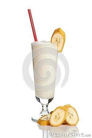 Milk cocktail Stock Photo