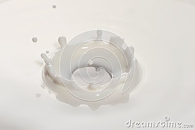 Milk drop Stock Photo