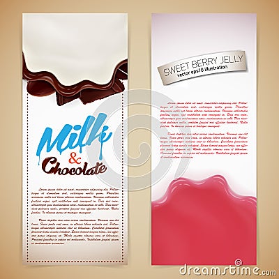 Milk flyer design vector illustration with milk splash Vector Illustration