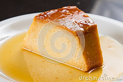 Milk Pudding Dessert Stock Photo