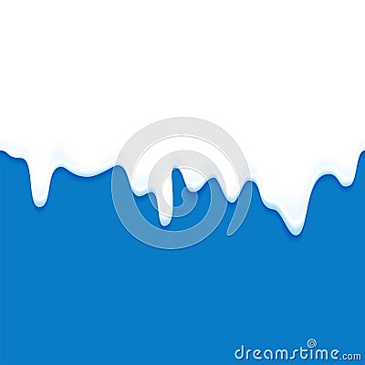 Milk splashing wave seamless background Stock Photo