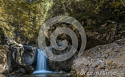 Milky Waterfall Stock Photo