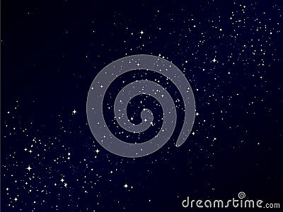 Milky way Vector Illustration