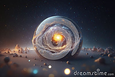 Milky way Galaxy and astro space Stock Photo