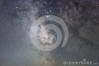 Milky Way galaxy sagittarius. Core of Milky Way. Beautiful night sky. Real Starry Night. Real night sky. Stock Photo