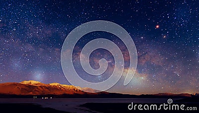 Milky way galaxy Stock Photo