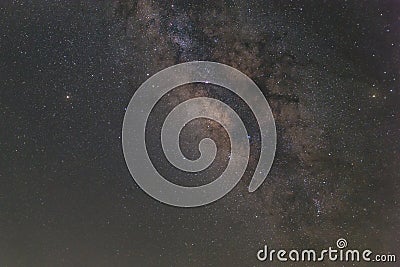 Milky Way Galaxy with stars and space dust in the universe,Long Stock Photo