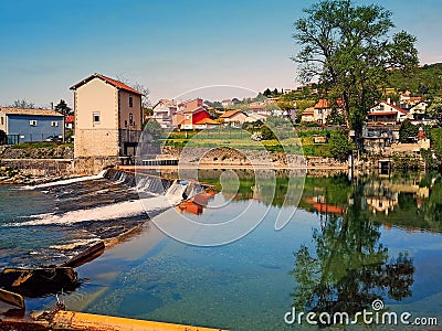 Millau, southern France, Aveyron Stock Photo