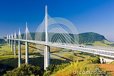 Millau Viaduct Editorial Stock Photo
