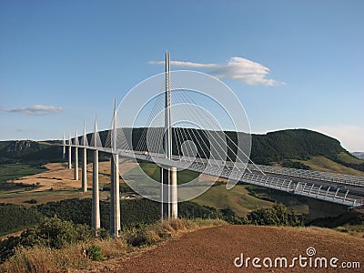 Millau Viaduct France Editorial Stock Photo