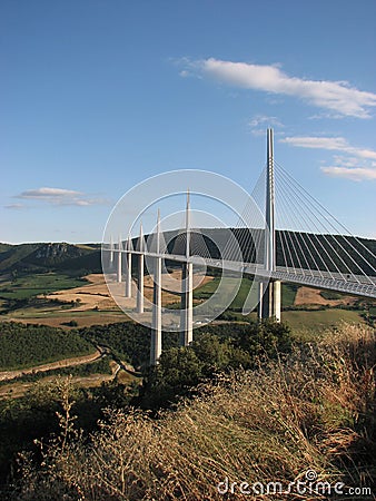 Millau Viaduct France Editorial Stock Photo