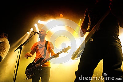 Millencolin band performs at Apolo Editorial Stock Photo