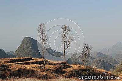 The millennium of yao village in china Stock Photo