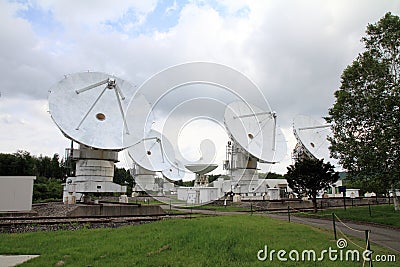 Millimeter array of Nobeyama radio observatory Stock Photo