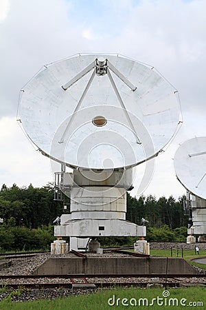 Millimeter array of Nobeyama radio observatory Stock Photo